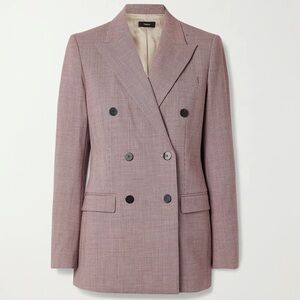 NEW THEORY Houndstooth Woven Blazer Size 14